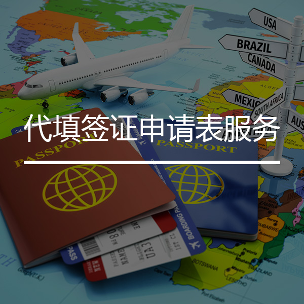 代填签证申请表服务